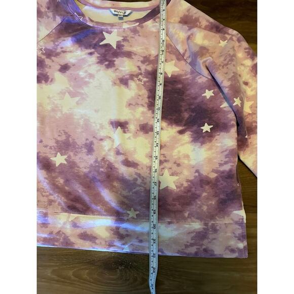 Wildfox purple tie dye star sweatshirt size large - Picture 10 of 11